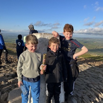 The Baton at the top of Pendle Hill